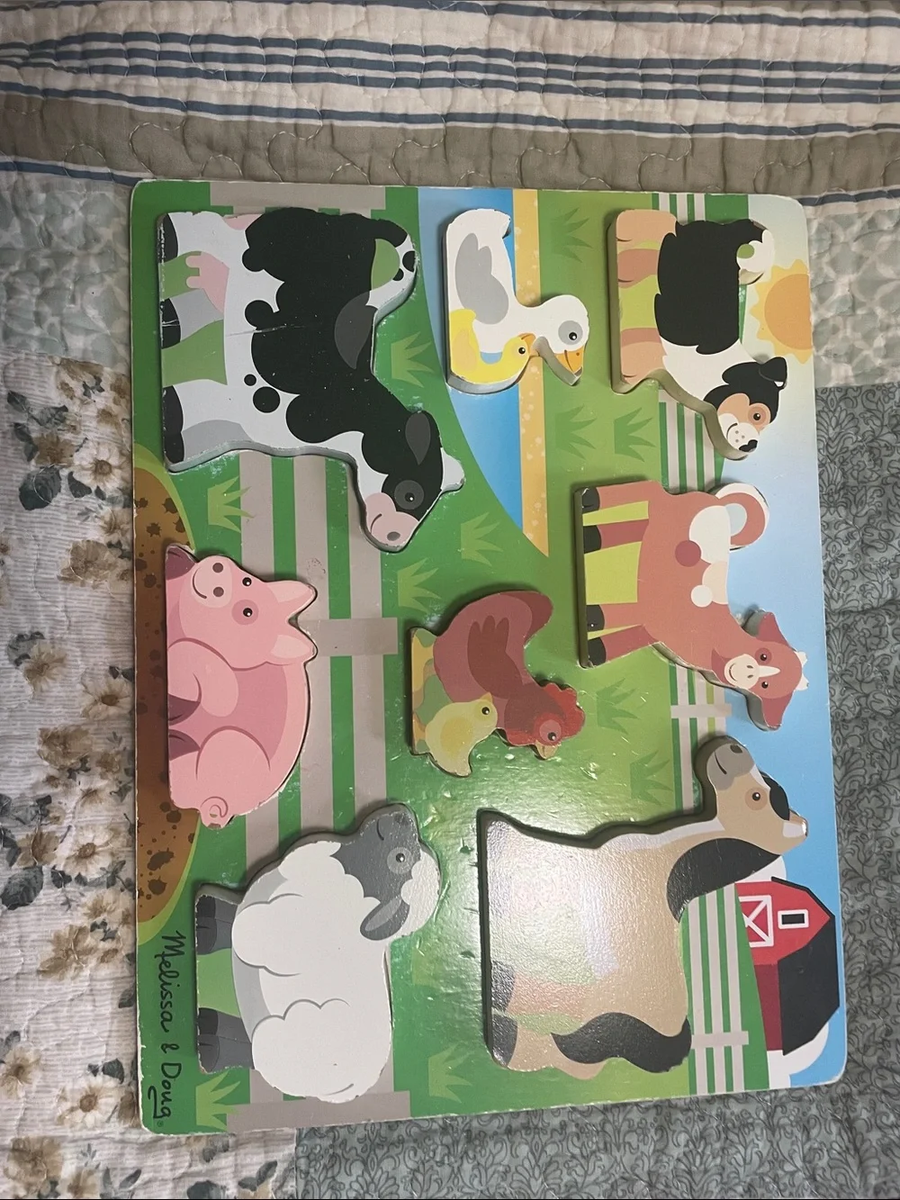 Melissa & Doug Kids Wooden Animal Puzzles
